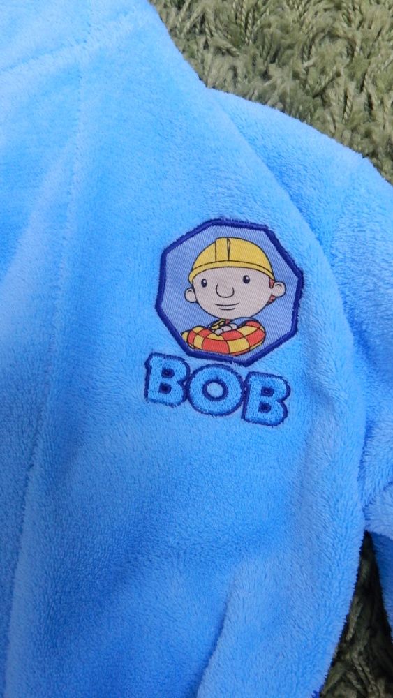 Szlafrok mięciutki Bob Budowniczy dla dziecka chłopca ok. 4 lat, 104