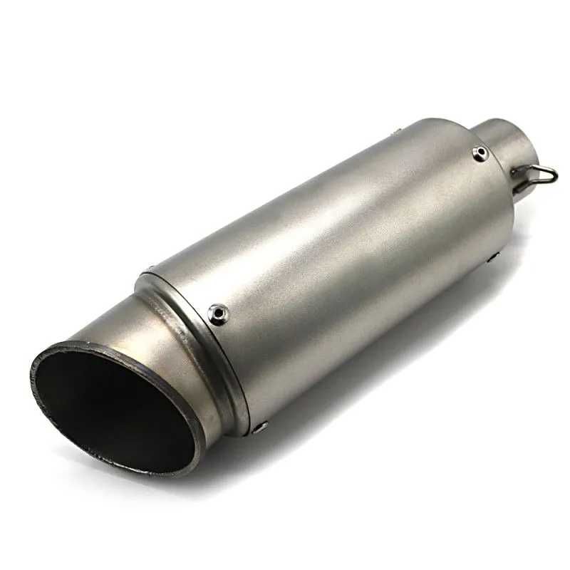 Ponteira de escape curta, estilo GP+Adaptador universal. NOVA 45% Desc