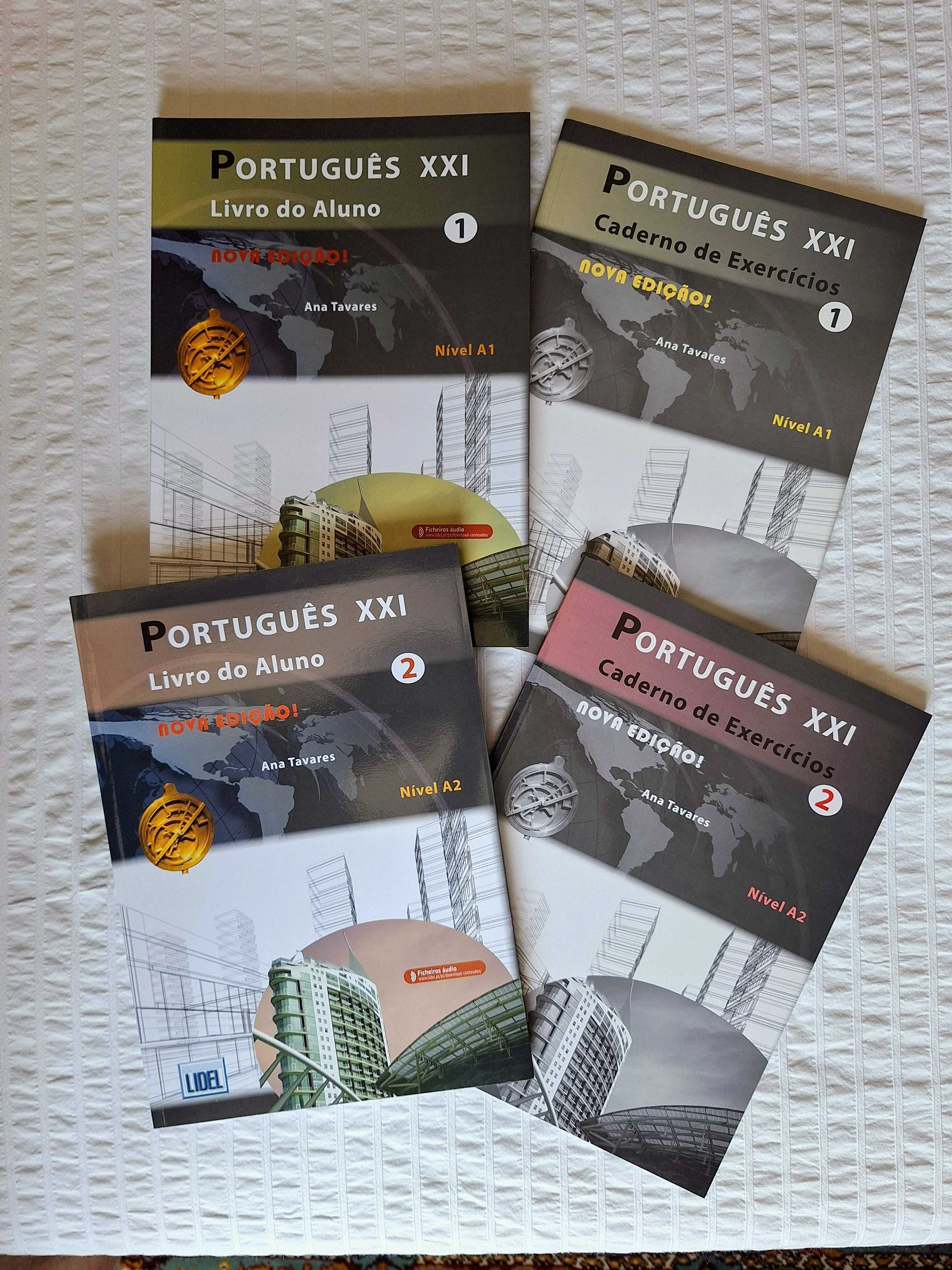 Português XXI (Nível: A1, A2) Livros do aluno / Cadernos de exercícios
