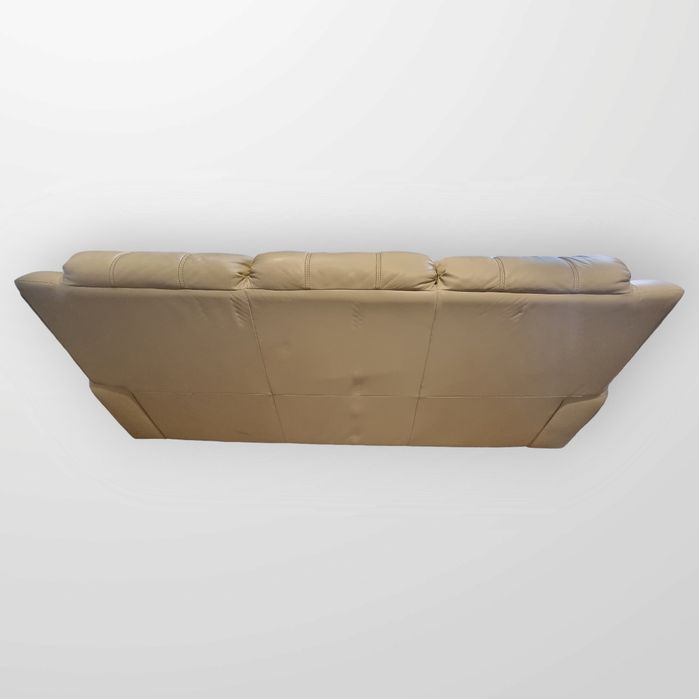 Kanapa skórzana premium, rozkładana 220x98x98 cm