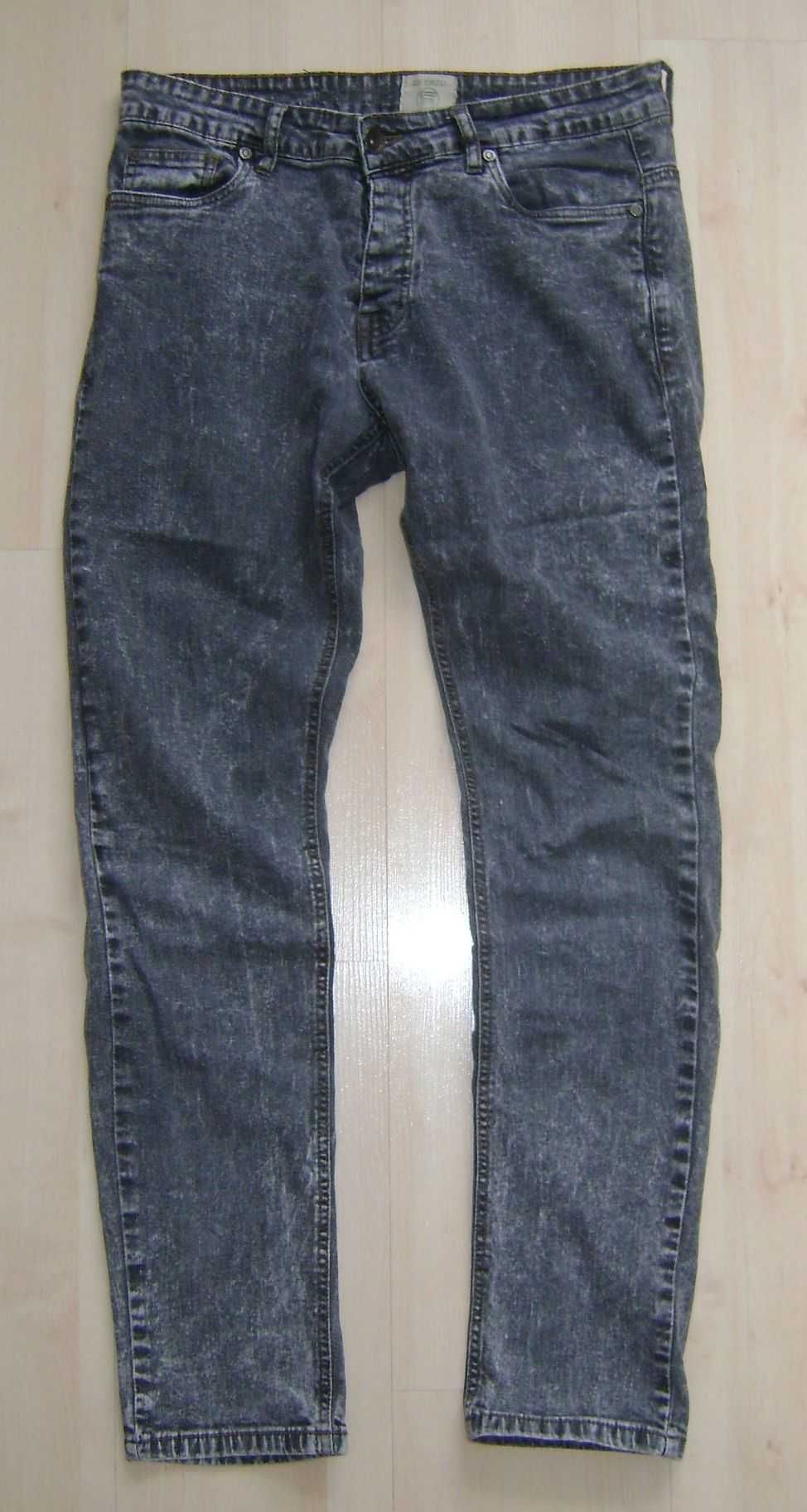 Spodnie jeans dżinsowe h&m męskie roz M