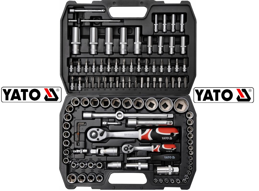 ZESTAW YATO YT-38791 - klucze nasadowe | 108 Elementów| Nowe | Folia