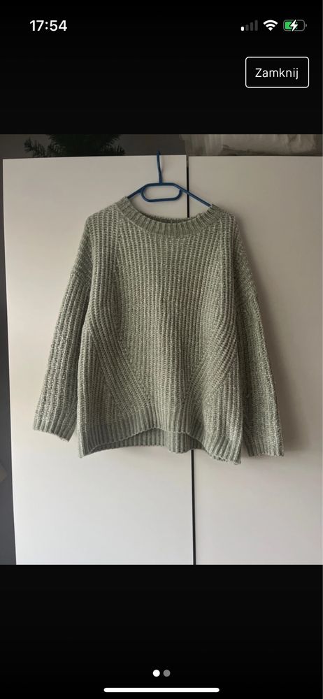 Sweter welniany puchaty