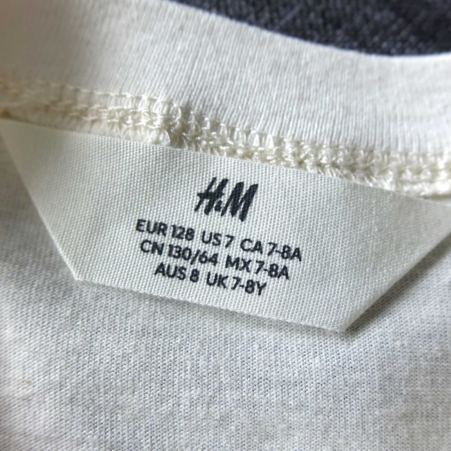 Bawełniany komplet chłopięcy H&M r.128