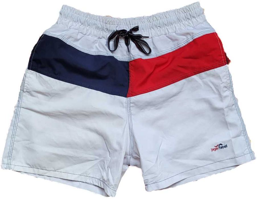 Białe krótkie spodenki, szorty unisex, rozmiar S.