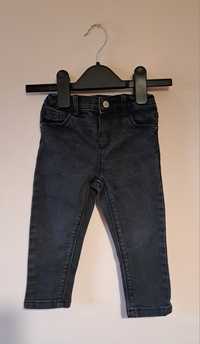 Spodnie jeansowe dziewczęce ZARA, r.92