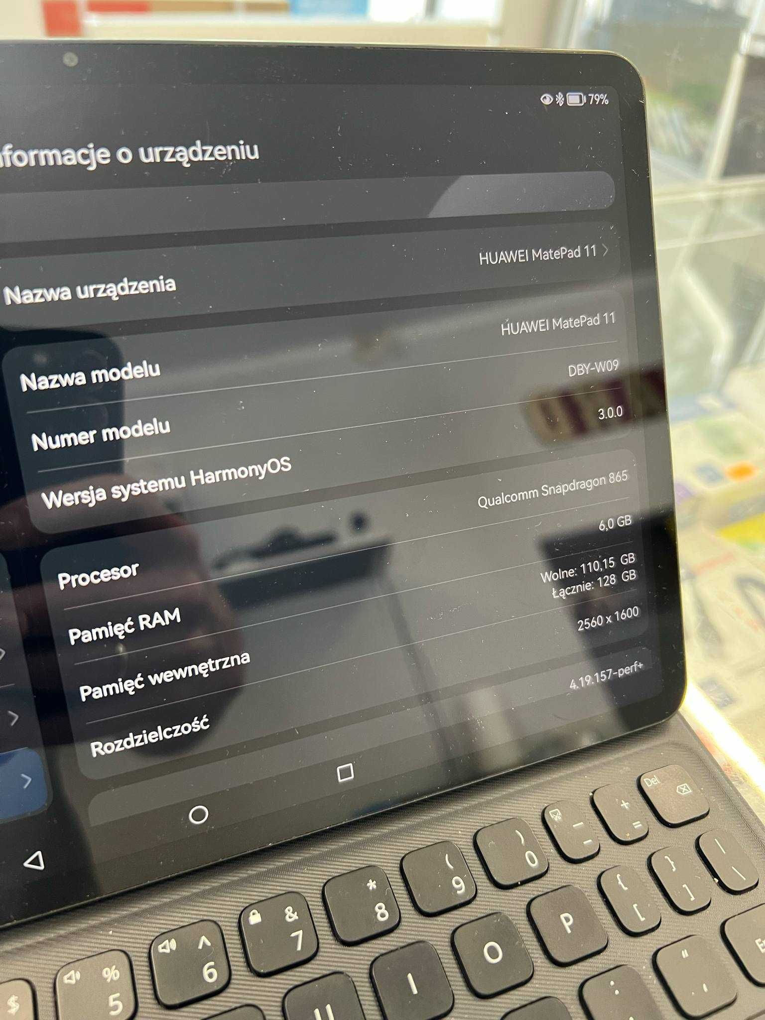 Huawei Matepad 11 DBY-W09 6/128GB +klawiatura/etui / Gwarancja / Sklep