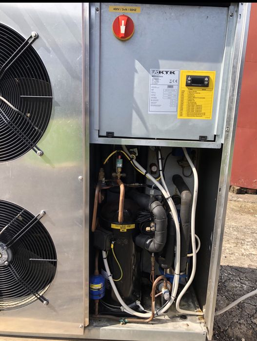 Б/у чіллер-тепловий KTK 20 кВт. 2015 рік.