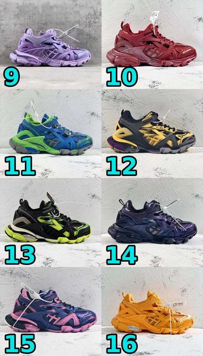 ВСІ КОЛЬОРИ‼️ Унісекс кросівки Balenciaga Track 2/траки 2/трак 2/36-46