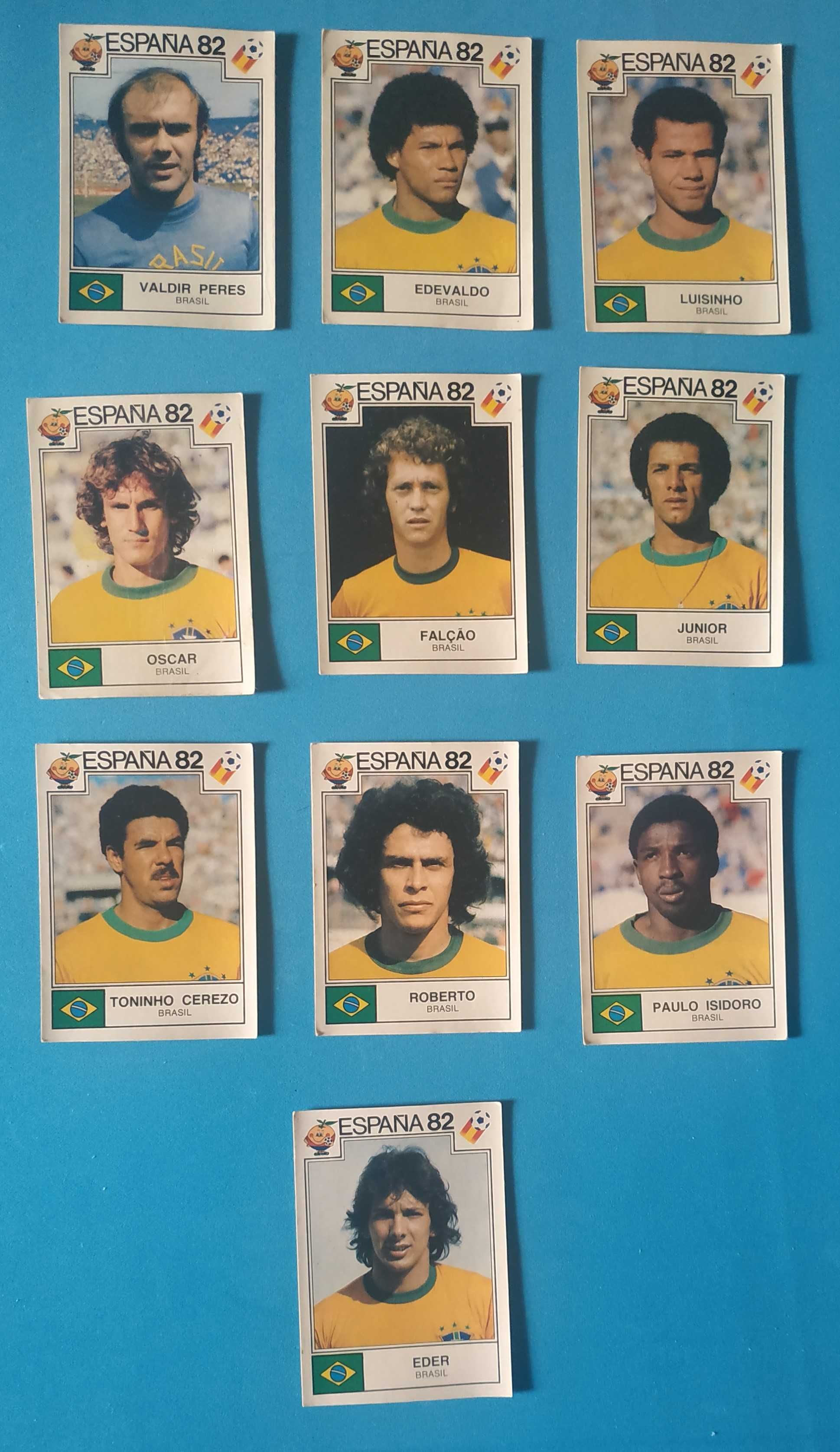 PANINI - Cromos Mundial de Futebol - Espanha 1982 . RAROS POR COLAR