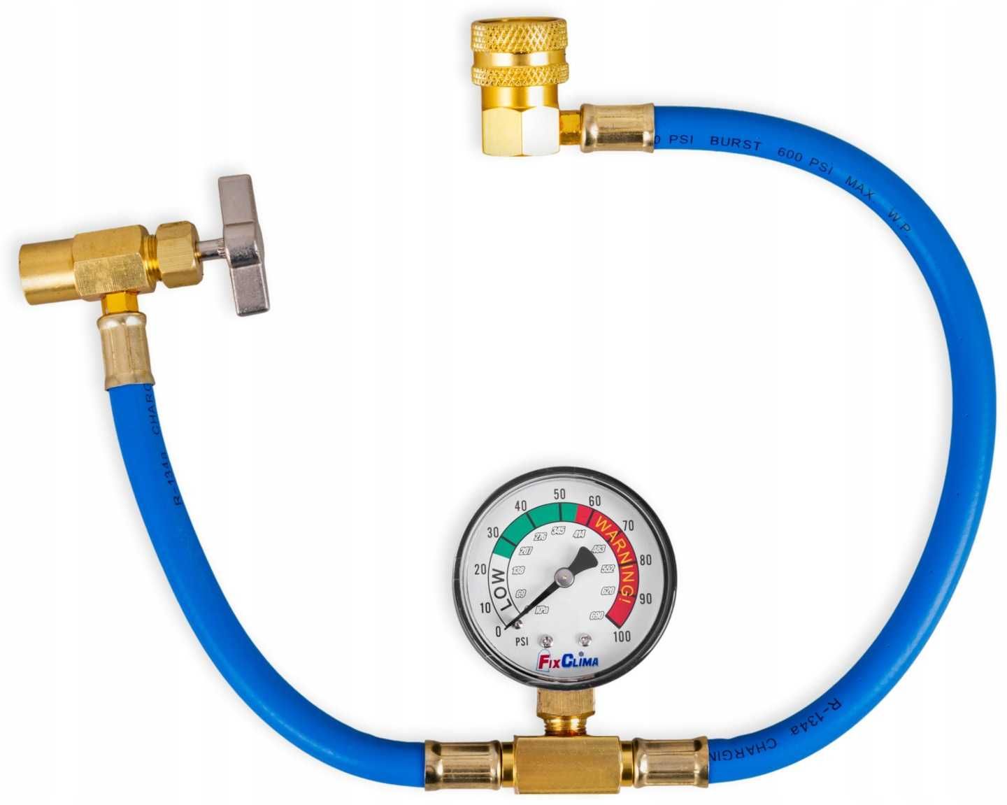 Zestaw do napełniania klimatyzacji aut GAZ R134A + uszczelniacz 3w1