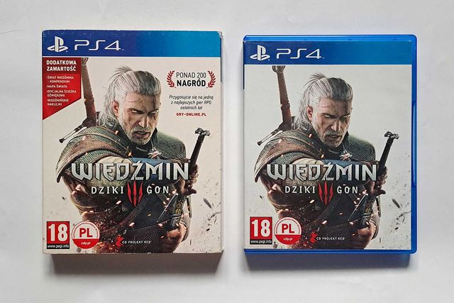 Gra PlayStation 4 PS4 Wiedźmin III dziki gon + soundtrack