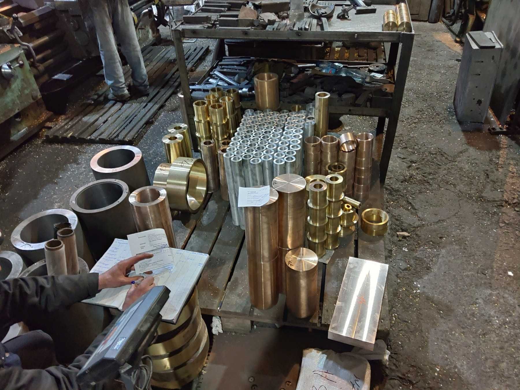 Втулка бронзова БрАЖ, ОЦС, БрОФ, БрАЖ3Мц, БрНК1-13, МІДЬ ЛАТУНЬ БРОНЗА
