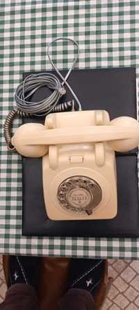 Telefone antigo AEP creme