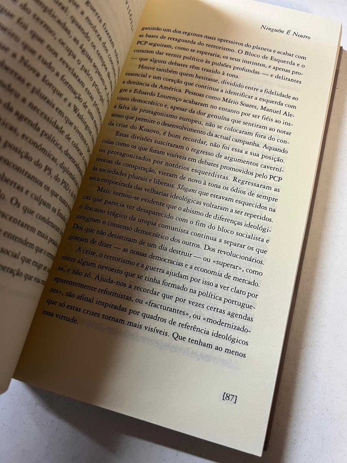 Livro - Ninguém é Neutro (ctt editorial grátis)