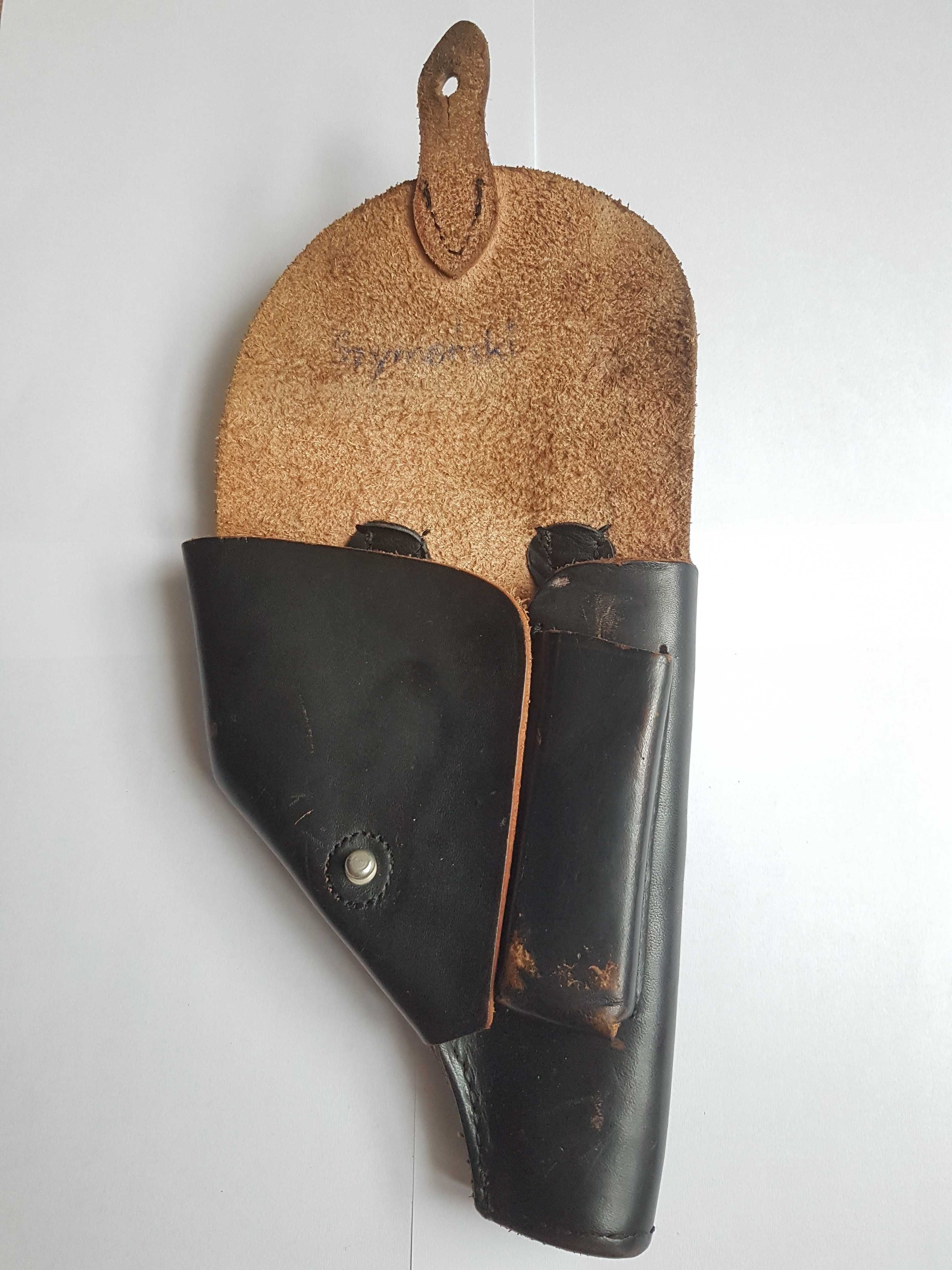 Kabura, pokrowiec P-64 skóra - czarna