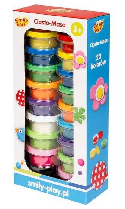 Ciasto Masa 20 Kolorów SP85214 Smily Play