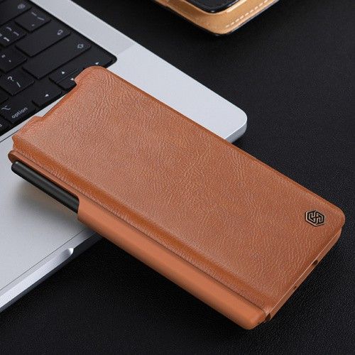 Etui Nillkin do Samsung Galaxy Z Fold4 5G Qin Leather Pro Case Brown