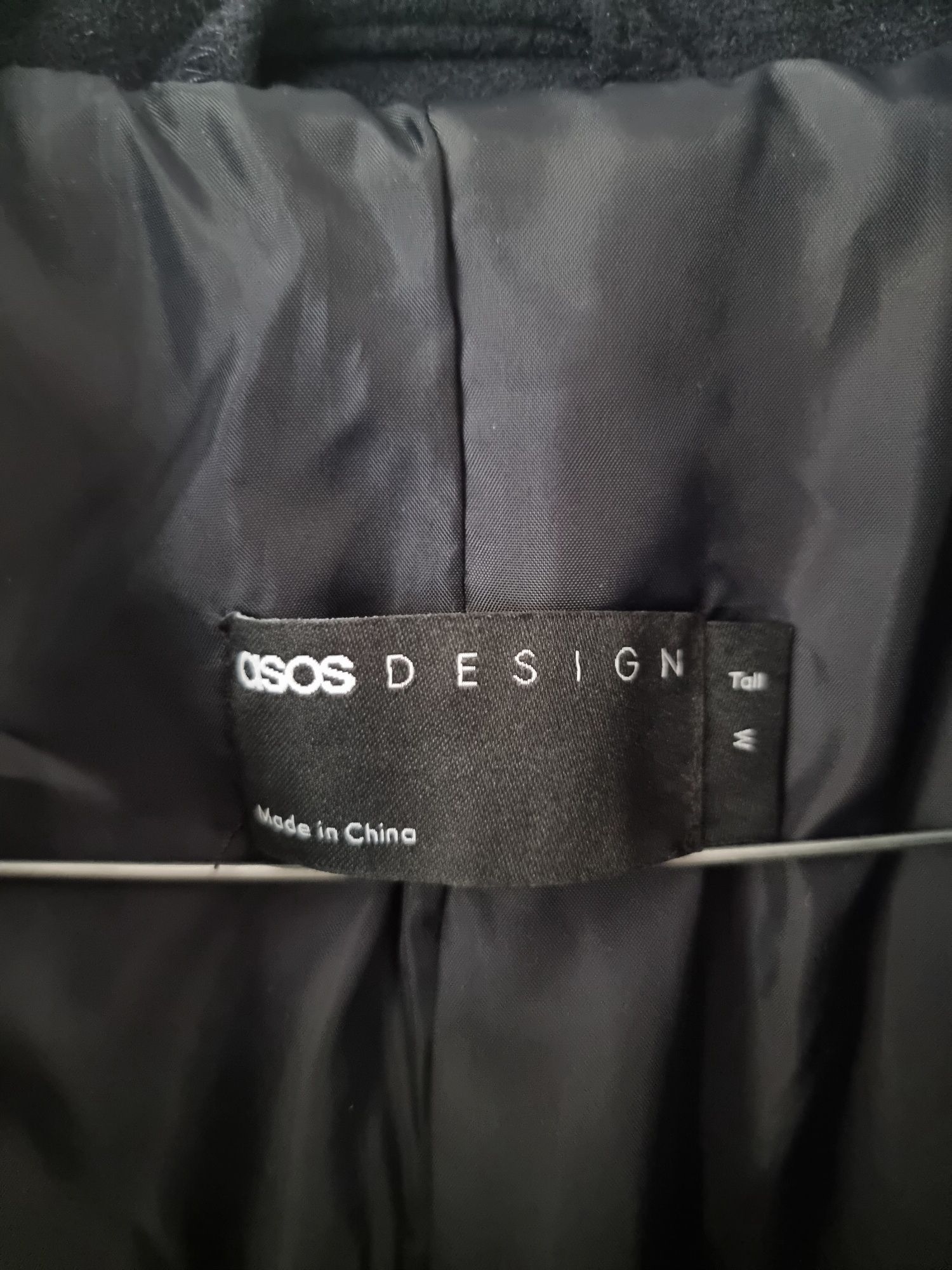 Nowy płaszcz długi asos męski