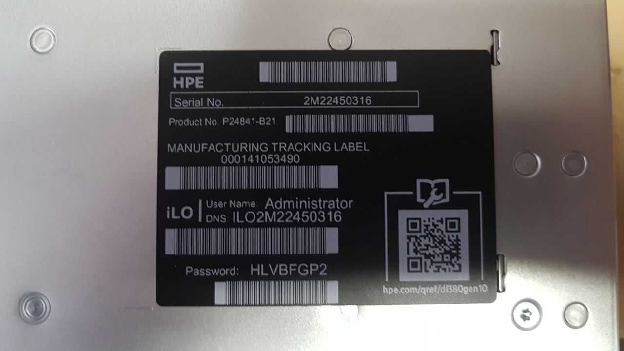 Сервер HPE Proliant DL380 Gen10 (P19720-B21)/Intel 4114/32G/800W
