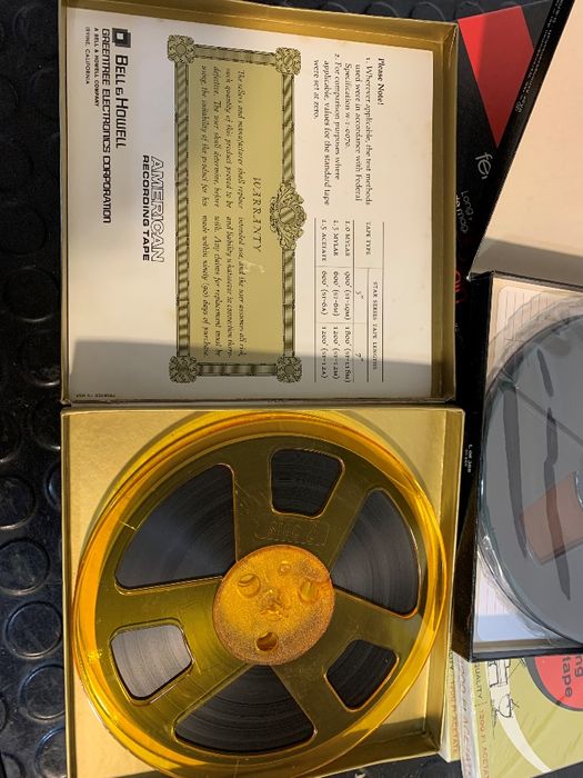 Fitas Magneticas Bobine American Tape 7" ,18cm 90MIN.