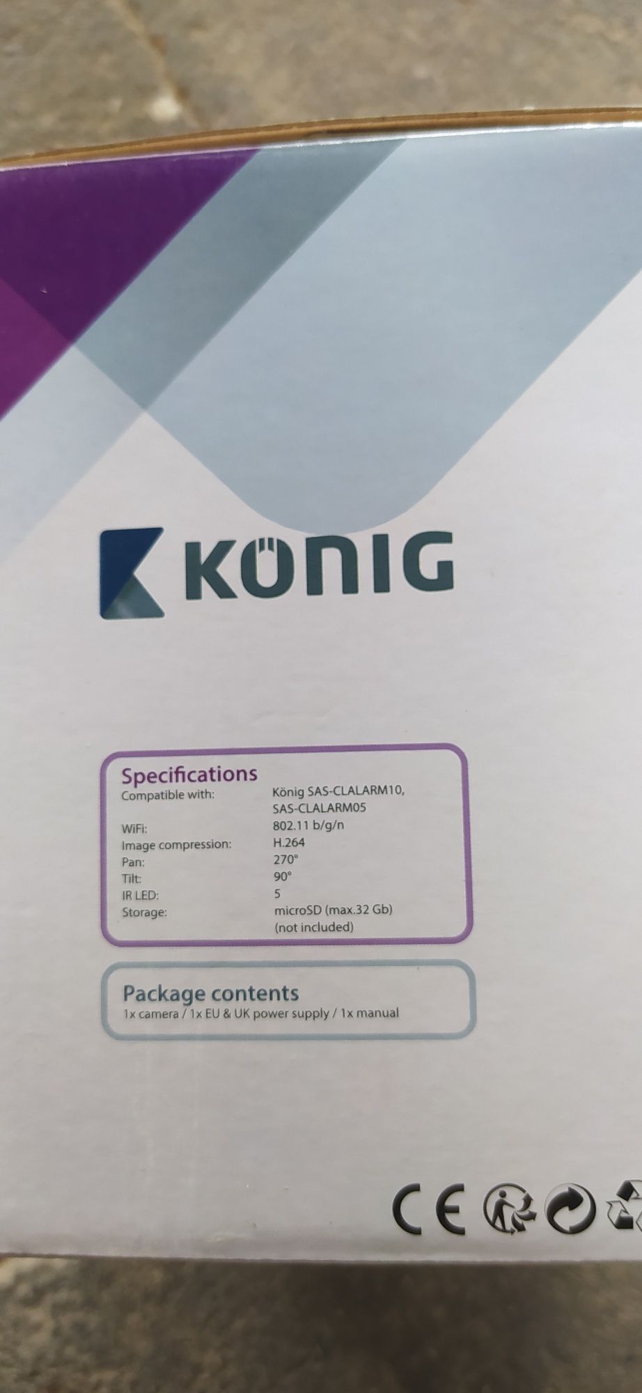 KONIG WiFi kamera sas-clalipc10