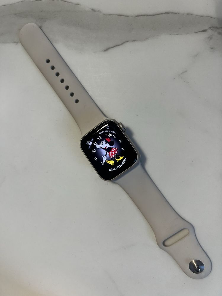 Apple Watch SE 2gen GPS 40mm koperta z aluminium (księżycowa poświata)