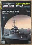 ORP WICHER model kartonowy 1:200