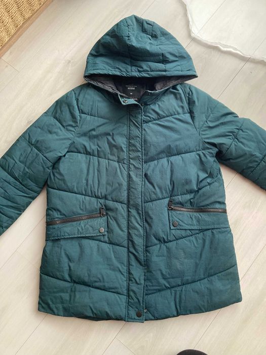 kurtka zimowa rozmiar s butelkowa zieleń