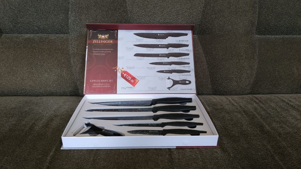 Набор ножи ф. ZILLINGER ZL- 795. 6 предметов Pieces knife set.