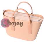 organizer OBAG MINI ekozamsz eko zamsz biszkoptowy OMAY