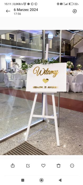 Tablica powitalna zestaw