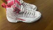 Кроссовки женские AIR JORDAN 12 RETRO (GS) PINK 510815-101