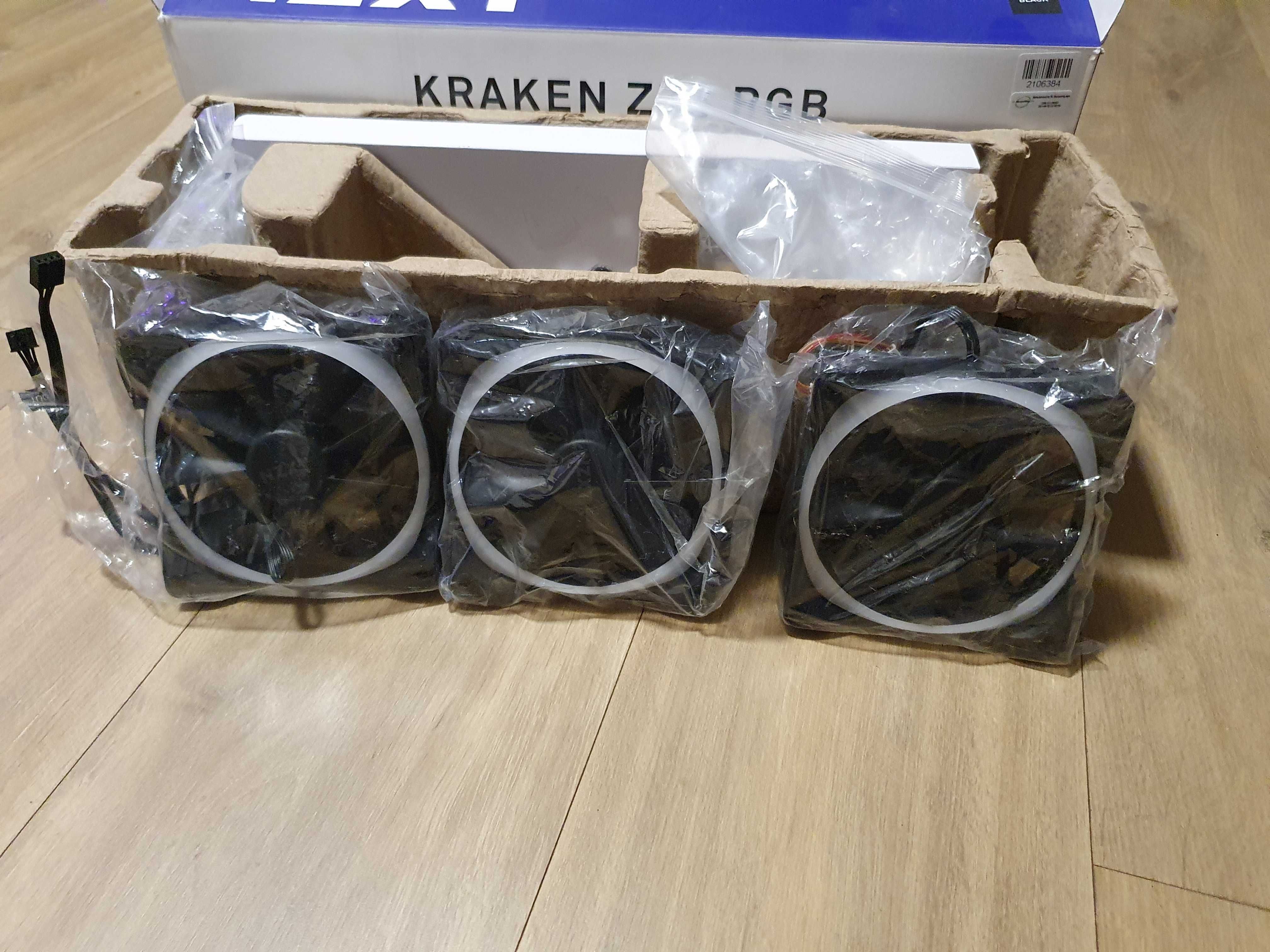 Chłodzenie AiO NZXT Kraken Z73 RGB (360mm). Doskonały stan!