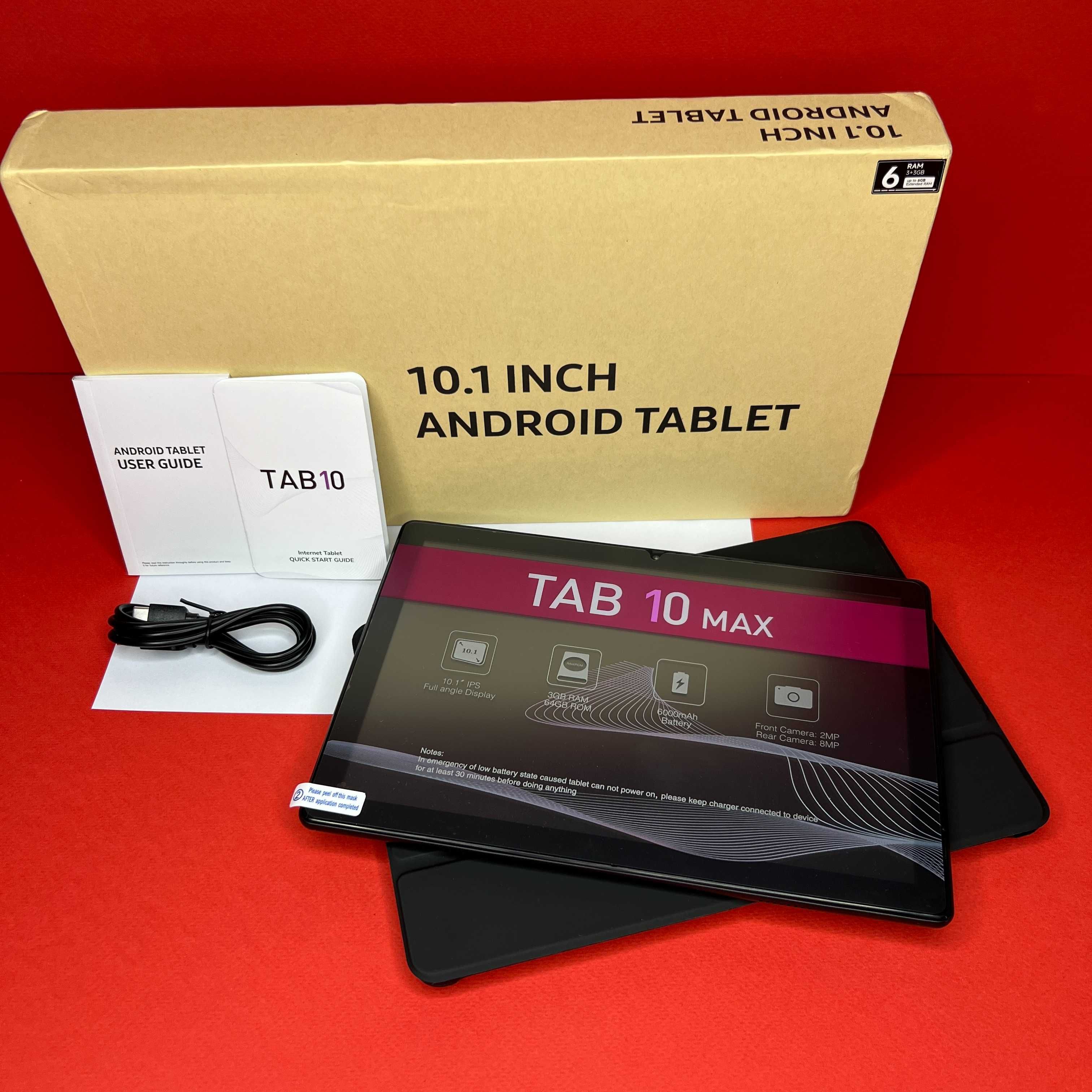 Планшет FitiFun Tab 10 Max 10.1 дюймовий 6/64Gb 2.0 Ггц 6000 mAh Wi-Fi