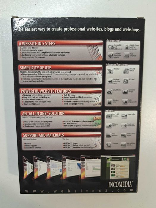 CD de software para construção de site da internet