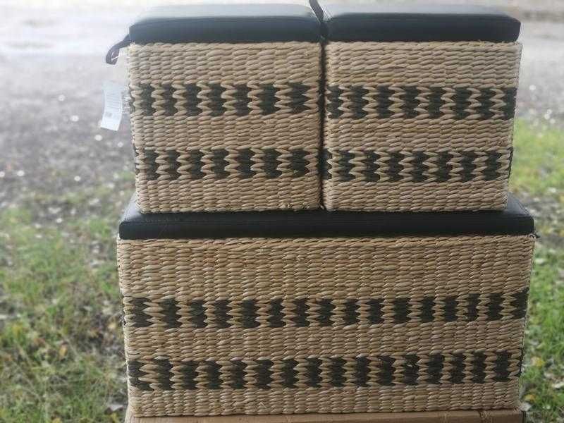 Набір 3-х пуфів , скринь для зберігання