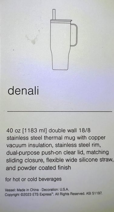 Termos kubek 1183ml stalowy Denali