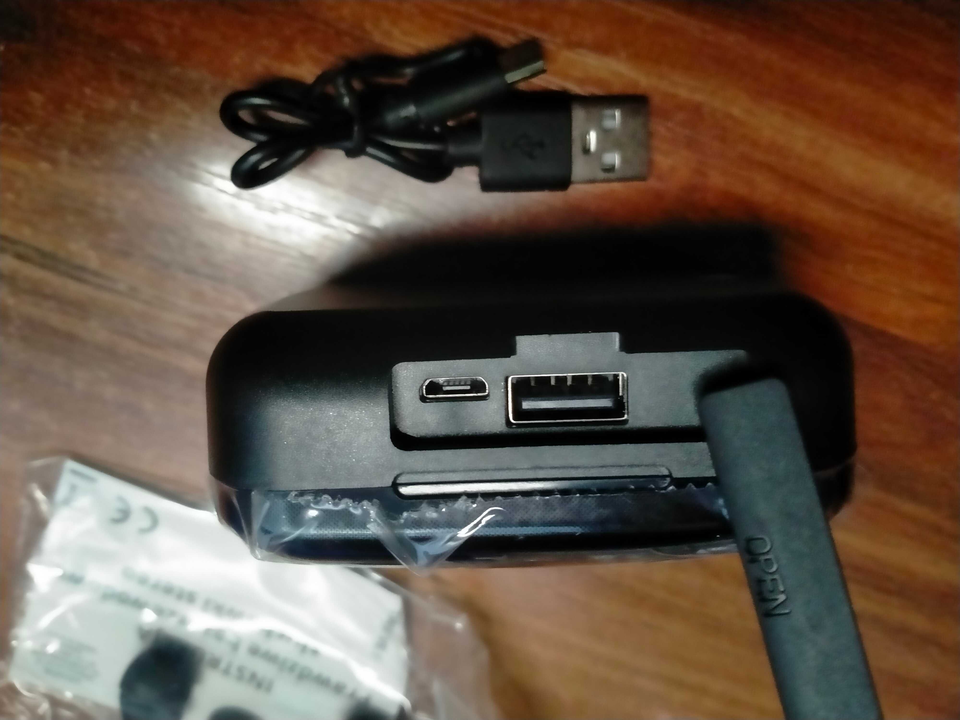 Słuchawki bezprzewodowe douszne DARTMAX M10 + POWERBANK + Zestaw gumek
