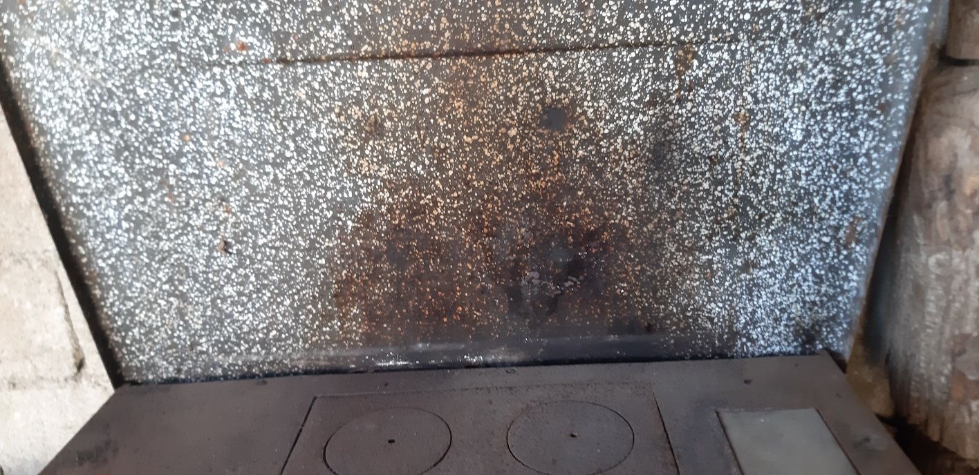 Fogão a lenha a funcionar bem