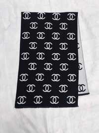 Шарф кашемировый Chanel pattern monogram палантин платок