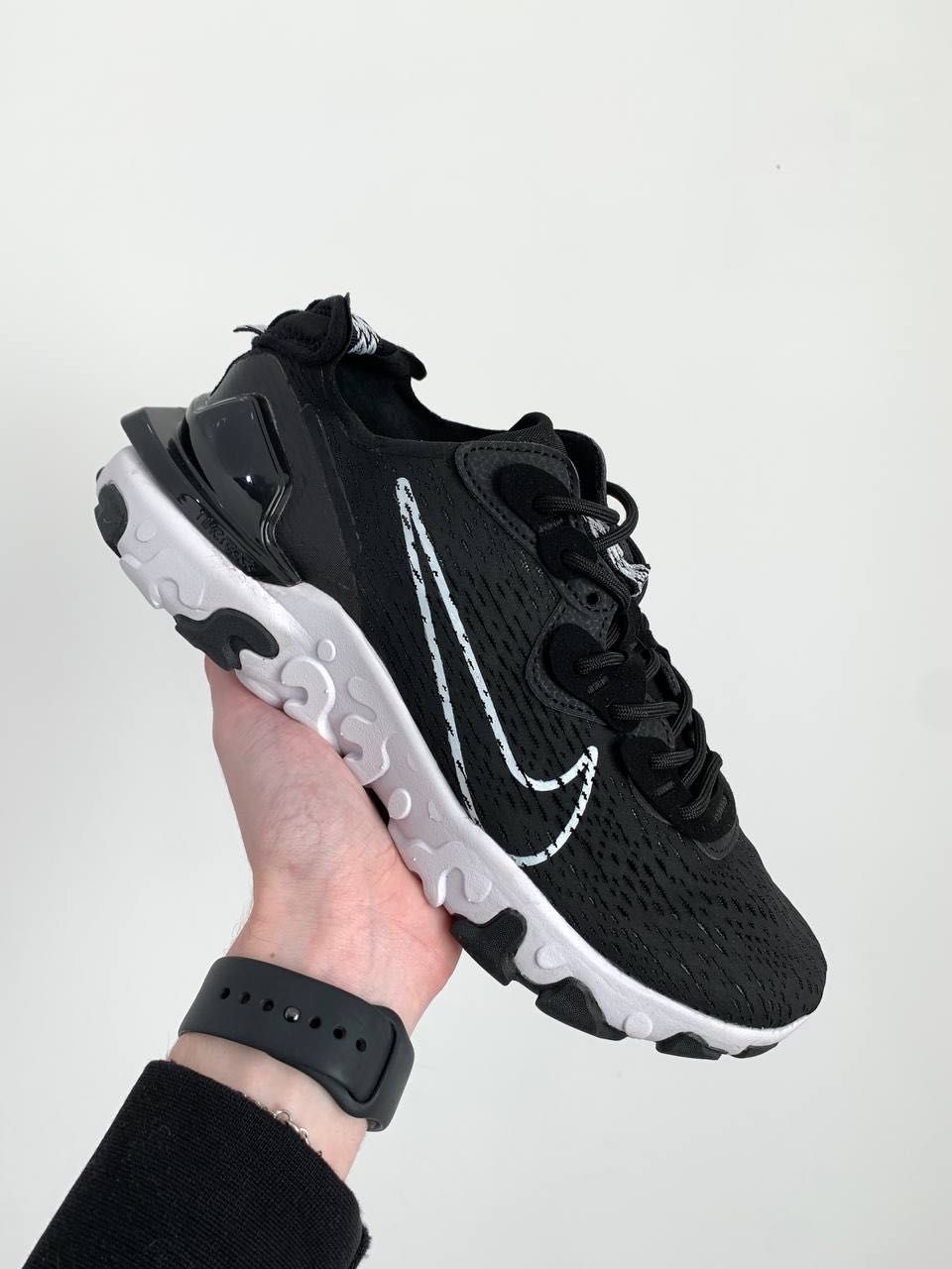 Мужские кроссовки Nike React Vision Black&White . Размеры 41-45