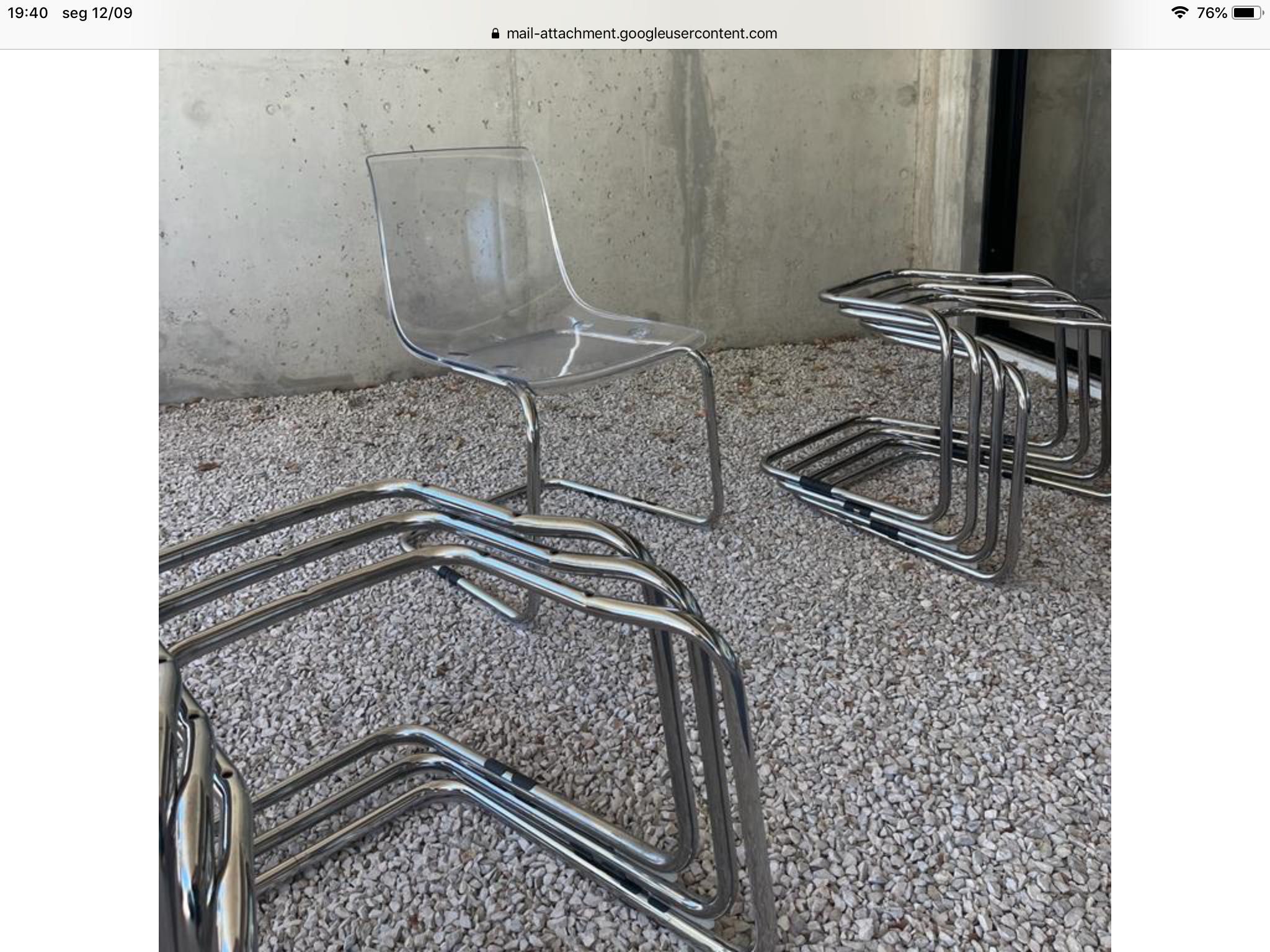 8 cadeiras IKEA a um preço excepcional