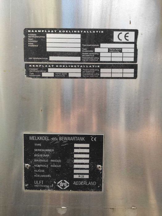 Охолоджувач молока танк 6300л. DRU 63, охладитель молока