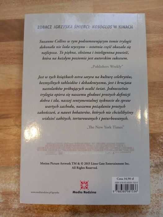 Kosogłos Igrzyska śmierci Suzanne Collins nowa