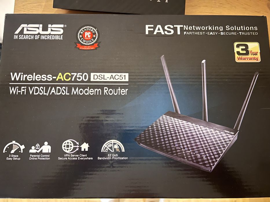 двохдіапазонний маршрутизатор ADSL  ASUS DSL AC-51
