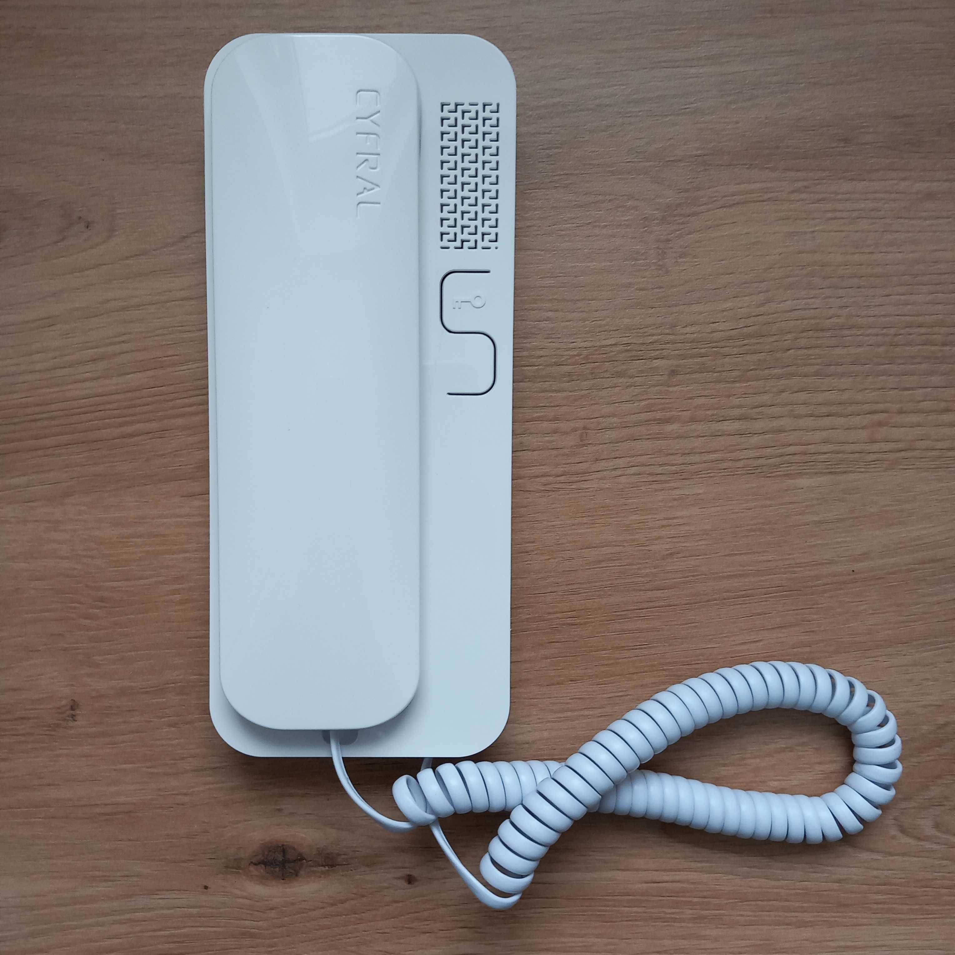 Unifon cyfral smart 5p sluchawka do domofonu biała