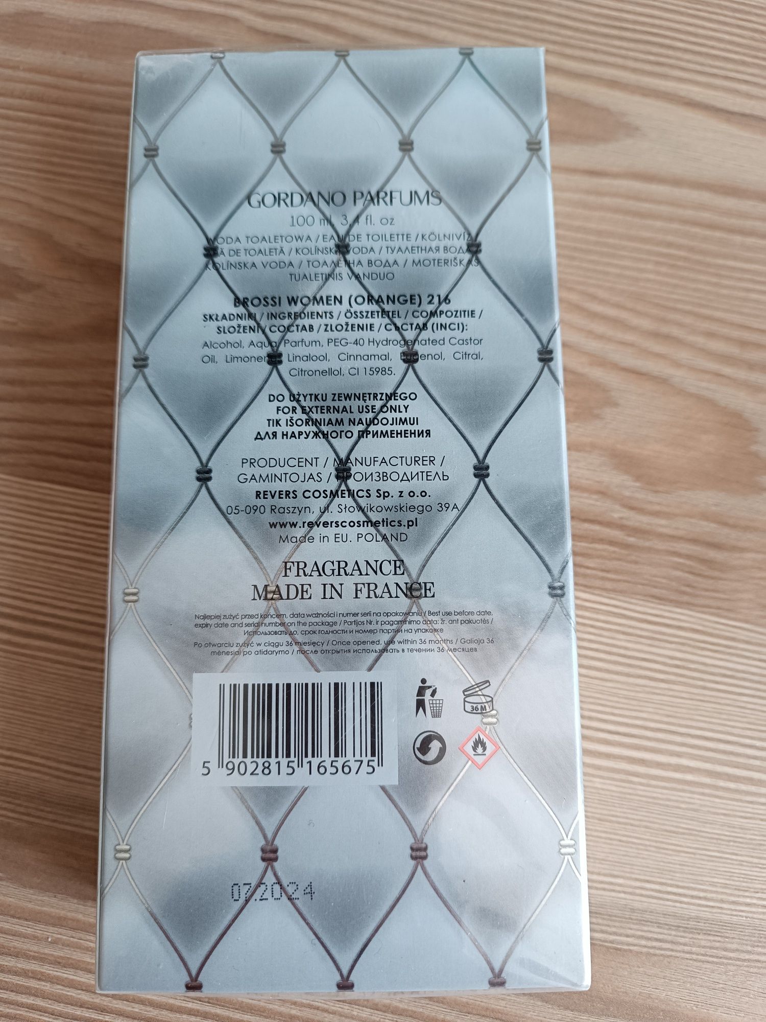 Perfum toaletowy Brossi