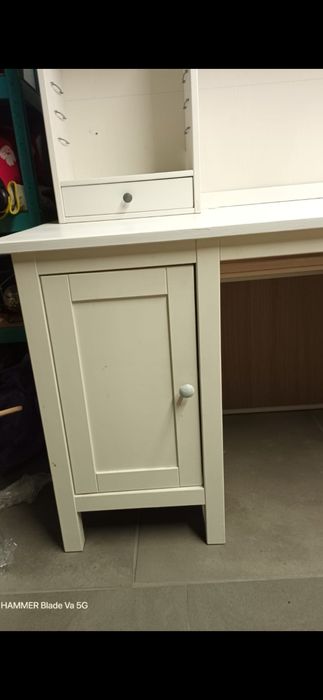 Biurko  z nadstawką  ikea hemnes sosnowe.