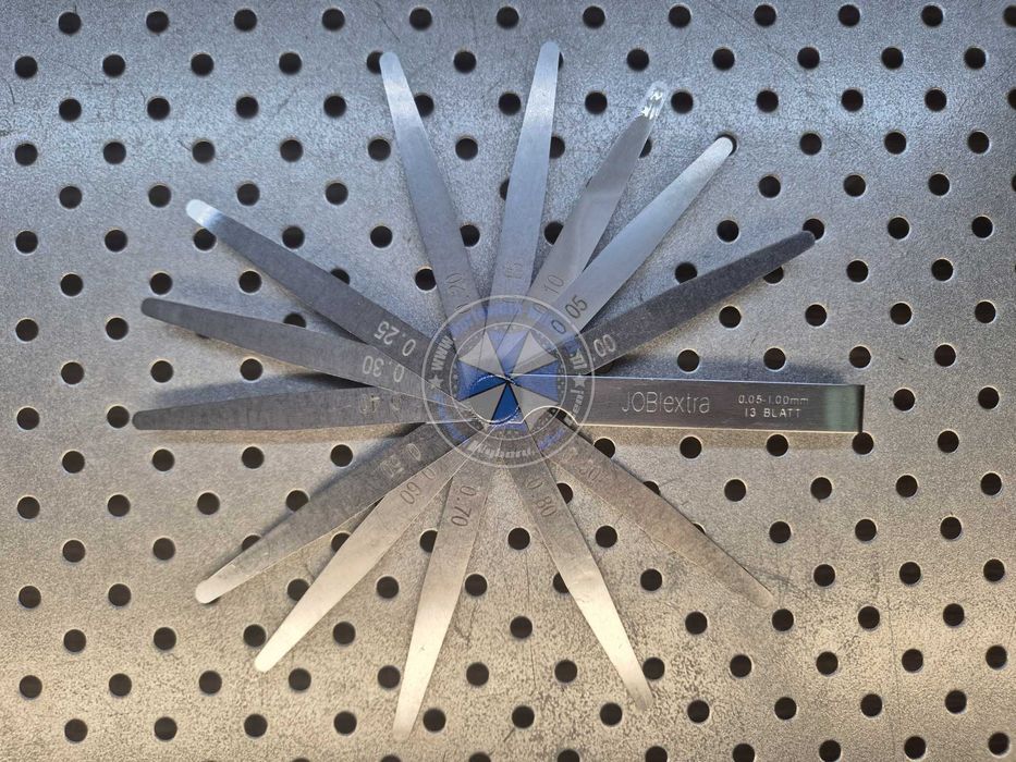 Szczelinomierz 13 listkowy stal nierdzewna 0.05-1.0mm